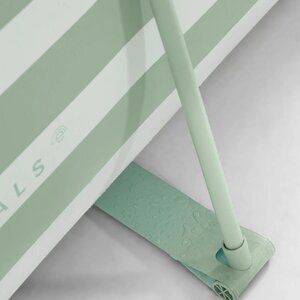 Swim Essentials groen gestreept frame zwembad - B 260 x D 160 cm - afbeelding 2