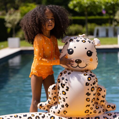 Swim Essentials Safari Chique beige kinderzwembad - B 210 x D 150 cm - afbeelding 2