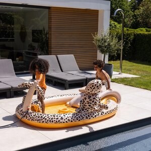 Swim Essentials Safari Chique beige kinderzwembad - B 210 x D 150 cm - afbeelding 4