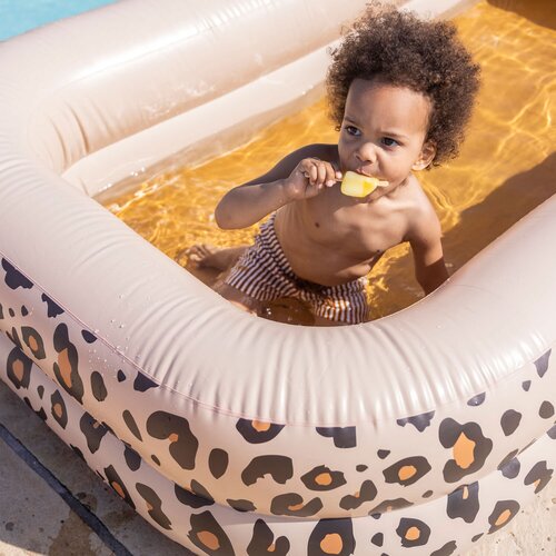 Swim Essentials Safari Chique panterprint opblaaszwembad - B 210 x D 132 cm - afbeelding 2