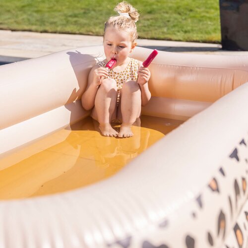 Swim Essentials Safari Chique panterprint opblaaszwembad - B 210 x D 132 cm - afbeelding 3