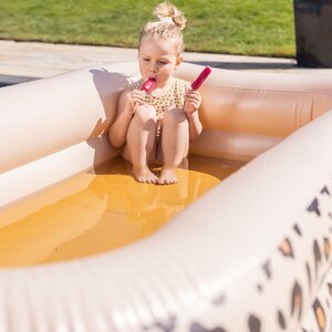 Swim Essentials Safari Chique panterprint opblaaszwembad - B 210 x D 132 cm - afbeelding 3