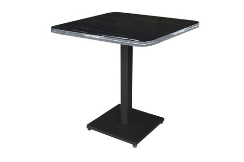 Tafel Bas marmer zwart - 70 x 70 cm