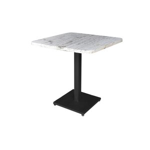 Tafel Bas travertin 70 x 70 cm semi white