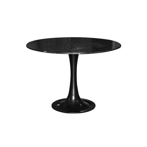 Tafel Davis marmer D 110 x H 77 cm zwart