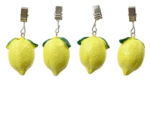 Tafelkleedgewicht 'Dolce Vita' citroentjes - 4 stuks - afbeelding 1