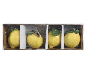 Tafelkleedgewicht 'Dolce Vita' citroentjes - 4 stuks - afbeelding 2