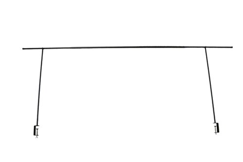 Tafelklem metaal 140-250cm H 90cm (blad 10-80mm) zwart