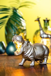 Tafellamp HIPPO Goud - 36 x 14 x 24 cm - afbeelding 4