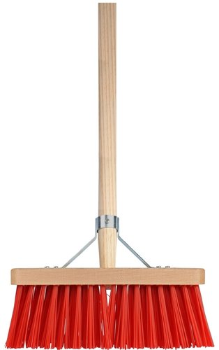 Talen Tools Bezem kunststof rood incl. steel 28 cm - afbeelding 2