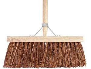 Talen Tools Bezem natuurvezel haren incl. steel 37 cm - afbeelding 1