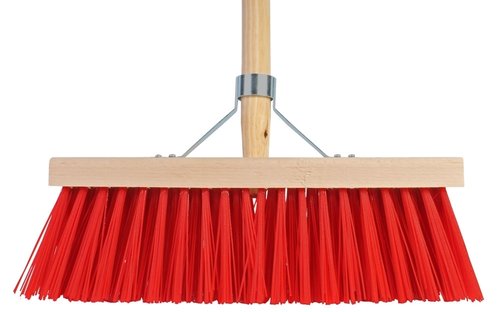 Talen Tools Bezem Rood inclusief steel 35cm - afbeelding 1