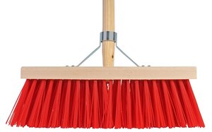Talen Tools Bezem Rood inclusief steel 35cm - afbeelding 1