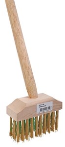 Talen Tools Terrasbezem staal klein met steel