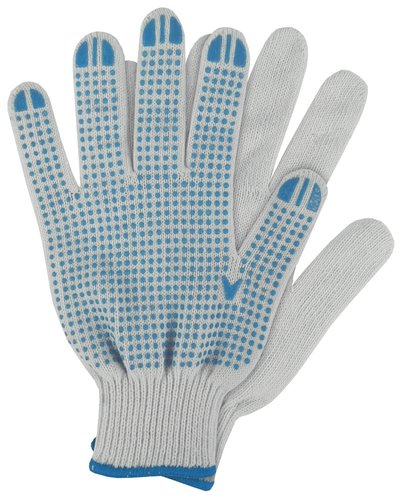 Talen Tools Werkhandschoenen katoen blauw maat M