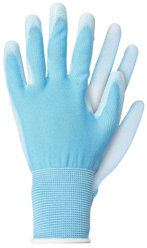 Talen Tools Werkhandschoenen licht polyester blauw maat L