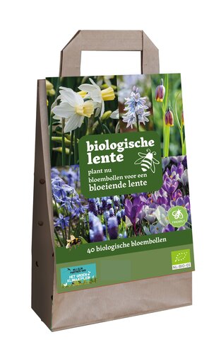 Tas bollen biologische lente 40st