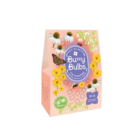 Tas buzzy bulbs white-yellow mix 5st