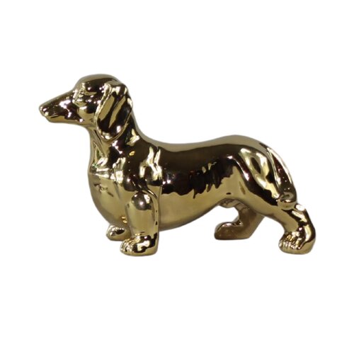 Teckel 20 x 7 x 14 cm gold