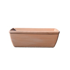 Terracotta balkonbak antique 40cm - afbeelding 1