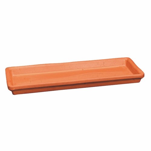 Terracotta balkonbak schotel 53cm