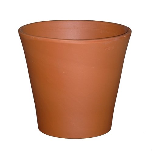 Terracotta conische vaas 36cm