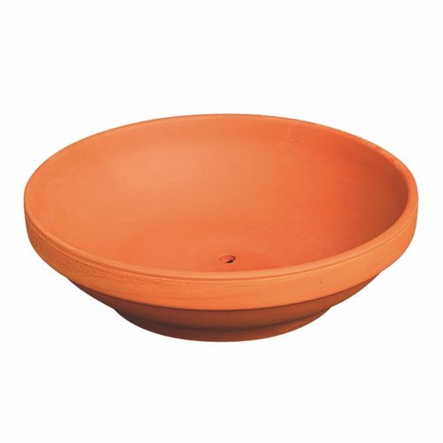 Terracotta schaal 'duivennest' 22cm