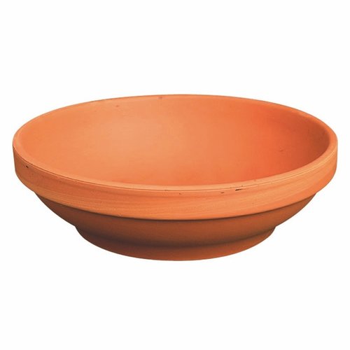 Terracotta schaal 'duivennest' 22cm