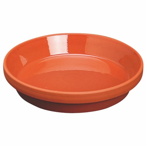 Terracotta schotel geglazuurd 22cm