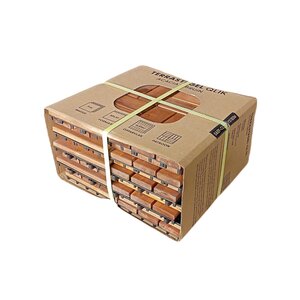Terrastegel Qlik acacia 12 latjes 30x30x2,4cm 9st (0,81m²) - afbeelding 7