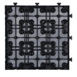 Terrastegel Qlik Travertin Blocks 30x30x2,8cm 6st (0,54m²) Grijs - afbeelding 3