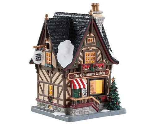 THE CHRISTMAS CUBBY INCL. ADAPTOR 44338, 100 mA (WHITE)