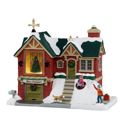 THE LITTLE BRICK HOUSE, INCL. ADAPTOR 44338, 100 mA (WHITE)