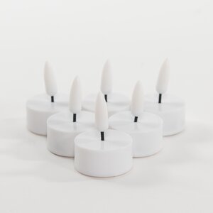 Anna's Collection 6-pack theelicht met vlam