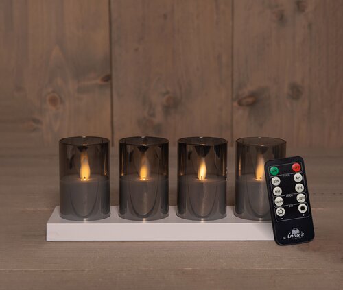 Theelicht in glas oplaadbaar gr s4 - afbeelding 4