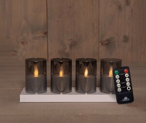 Theelicht in glas oplaadbaar gr s4 - afbeelding 4