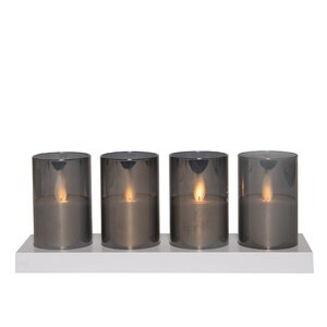Theelicht in glas oplaadbaar gr s4 - afbeelding 1