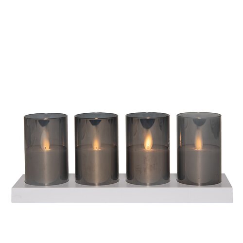 Theelicht in glas oplaadbaar gr s4 - afbeelding 2