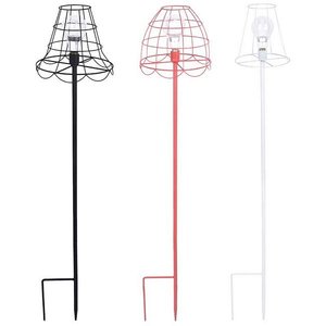 Theelicht lamp op poot metaal ass.