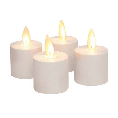 Theelicht uitbreiding 6x3.8cm wit