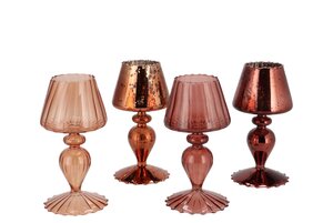 Theelichthouder Luce Scottish Spice 4 soorten – D 9 x H 18 cm