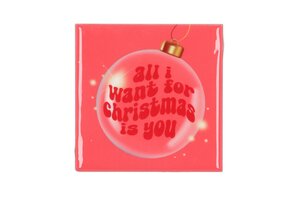 Tile All I Want For Christmas L 10 x B 10 cm