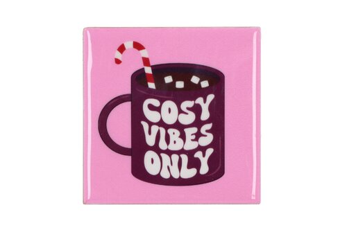Tile Cosy Vibes Only L 10 x B 10 cm
