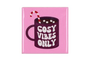 Tile Cosy Vibes Only L 10 x B 10 cm