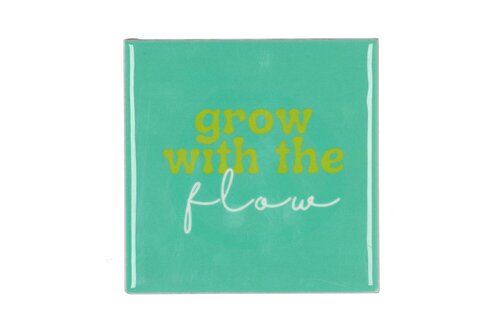 TILE GROW GREEN 10X10X1CM