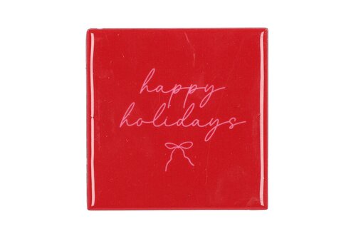 Tile Happy Holidays Bow L 10 x B 10 cm