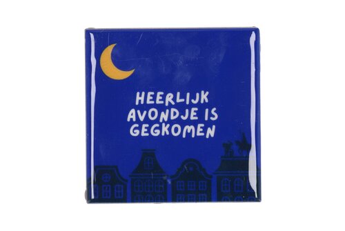Tile Heerlijk Avondje L 10 x B 10 cm