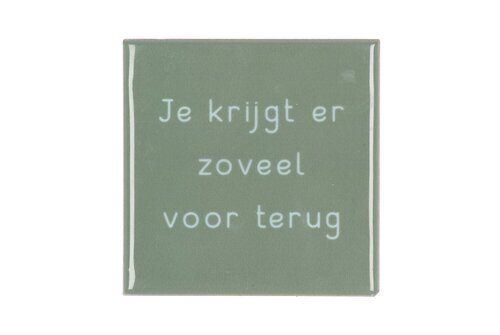 TILE JE KRIJGT TAUPE 10X10X1CM
