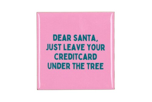 Tile Leave Your Creditcard L 10 x B 10 cm