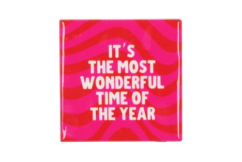 Tile Most Wonderful Time L 10 x B 10 cm